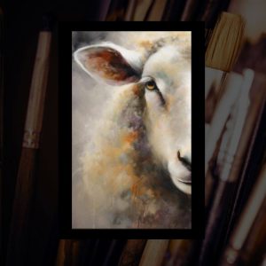 Schaap schilderen