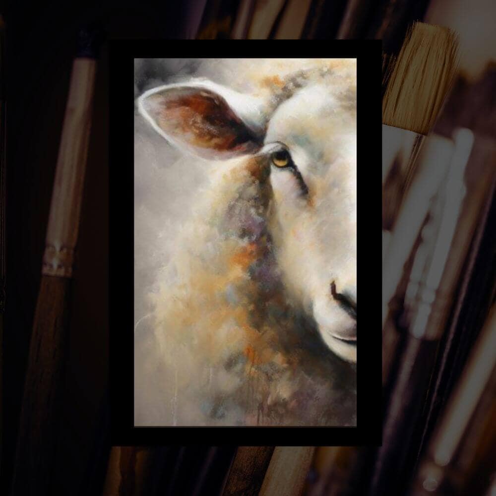 Schaap schilderen